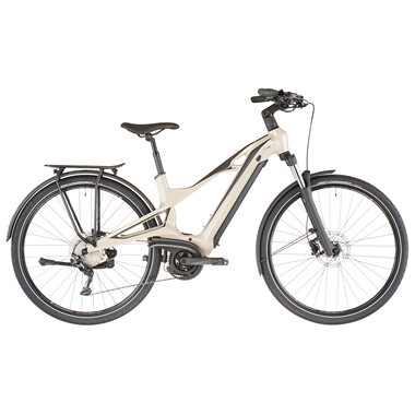 Bicicleta de senderismo eléctrica BIANCHI E-VERTIC T-TYPE DEORE TRAPEZ Beis 2023 0